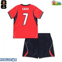 England Bukayo Saka #7 Bortedraktsett Barn VM 2026 Kortermet (+ Korte bukser)